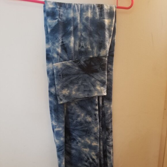 Lily Rose Blue Tie Dye Maxi Skirt - Large - Picture 1 of 2
